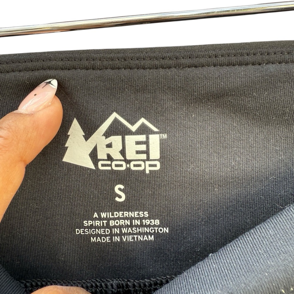 REI Co-op Screeline‎ Performance Leggings Black Mesh Panel Hiking Women’s Small - Picture 4 of 5